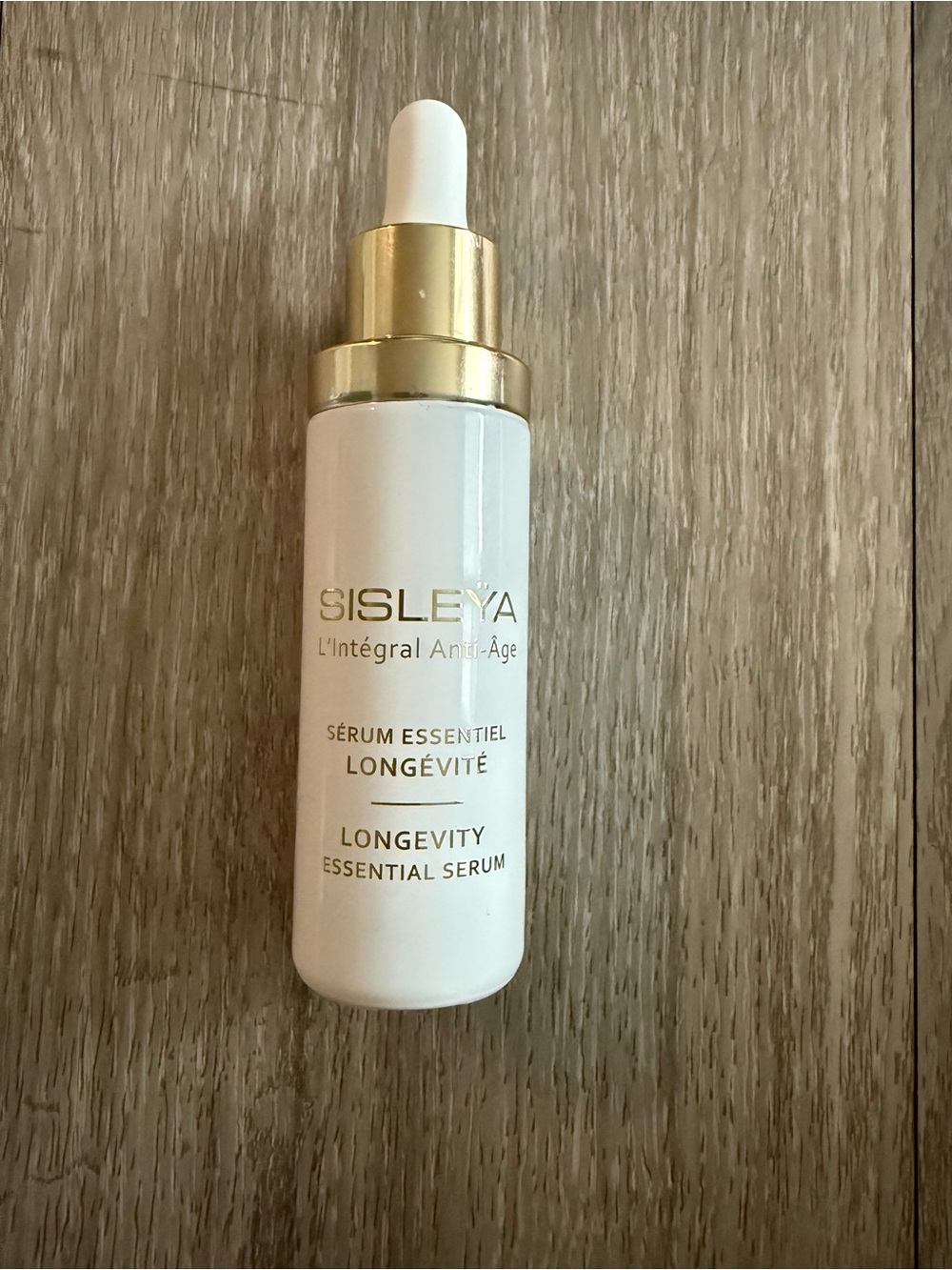 Sisley Longevity Essential Serum - White & Gold Dropper Bottle